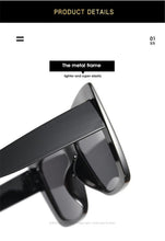 Load image into Gallery viewer, Cat Eye Design For Women Sunglasses Female Personality Big Size Frame Decent Sun Shade Glasses Trending over Size Sunglasses Thick Frame Square Sunglasses for Men Women Retro Sun Glasses UV400 Protection Fashion Trendy Style