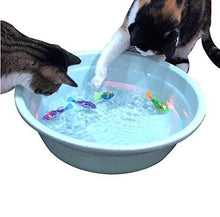 Load image into Gallery viewer, Cat Interactive Electric Fish Toy Water Cat Toy for Indoor Play Swimming Robot Fish Toy for Cat and Dog with LED Light Pet Toys New Bath Toys Interactive Plastic Fish Toys Electronic Cat Toy Gift to Stimulate Your Pet's Hunter Instincts