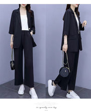 Load image into Gallery viewer, Long Sleeve Suit Jacket & Pants Two-Piece Set – 3 Colors, M–6XL