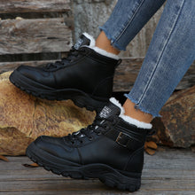 Load image into Gallery viewer, Women’s Mid-Calf Fleece-Lined Winter Boots