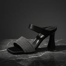Load image into Gallery viewer, Women's Chunky Heel Slip-On Slippers – Breathable Platform Mules