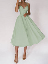 Load image into Gallery viewer, Sexy V-neck Suspender Dress Summer Fashion A-Line Long Dresses For Women