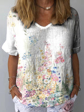 Load image into Gallery viewer, Artistic Retro Digital Print Pullover Top – Women’s Chinese Style