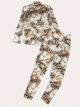 Load image into Gallery viewer, Geometric Print Two-Piece Blazer Set