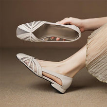 Load image into Gallery viewer, Women’s Fashion Mesh Breathable Low-Heel Versatile Sandals