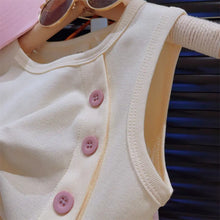 Load image into Gallery viewer, Summer Baby Girl Fashion T-Shirt and Cargo Pants Set - # GIAA212310017