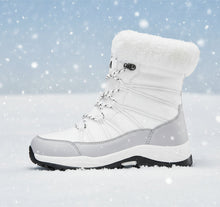 Load image into Gallery viewer, Women’s Winter Fleece-Lined Thicker Non-Slip Cotton-Padded Outdoor Mid-Boots
