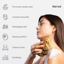 Load image into Gallery viewer, Naroa Shower Sponge — Natural Exfoliation for Healthy, Radiant Skin