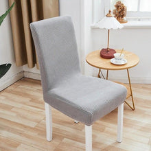 Load image into Gallery viewer, Chair Cover Polyester Fiber Elastic Stool Cover Hotel Restaurant Chair Antifouling Cover Washable Spandex Kitchen Chair Covers for Dining Room Christmas Decoration Holiday Party Protector for Kitchen