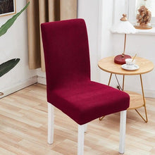 Load image into Gallery viewer, Chair Cover Polyester Fiber Elastic Stool Cover Hotel Restaurant Chair Antifouling Cover Washable Spandex Kitchen Chair Covers for Dining Room Christmas Decoration Holiday Party Protector for Kitchen
