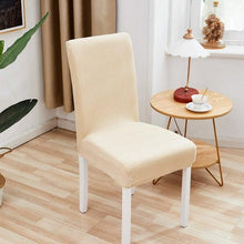 Load image into Gallery viewer, Chair Cover Polyester Fiber Elastic Stool Cover Hotel Restaurant Chair Antifouling Cover Washable Spandex Kitchen Chair Covers for Dining Room Christmas Decoration Holiday Party Protector for Kitchen