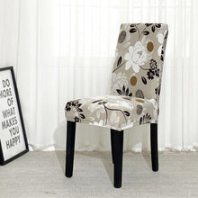 Load image into Gallery viewer, Chair Covers For Dining Room Stretch Spandex Removable Washable Anti-dust Seat Slipcover Multicolor Chair covers Chair Covers For Dining Room With Printed Patterns Easy Slip-on Stretchy Dining Room Chair Covers