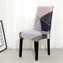 Load image into Gallery viewer, Chair Covers For Dining Room Stretch Spandex Removable Washable Anti-dust Seat Slipcover Multicolor Chair covers Chair Covers For Dining Room With Printed Patterns Easy Slip-on Stretchy Dining Room Chair Covers