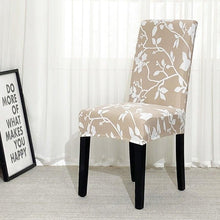 Load image into Gallery viewer, Chair Covers For Dining Room Stretch Spandex Removable Washable Anti-dust Seat Slipcover Multicolor Chair covers Chair Covers For Dining Room With Printed Patterns Easy Slip-on Stretchy Dining Room Chair Covers