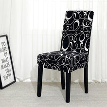 Load image into Gallery viewer, Chair Covers For Dining Room Stretch Spandex Removable Washable Anti-dust Seat Slipcover Multicolor Chair covers Chair Covers For Dining Room With Printed Patterns Easy Slip-on Stretchy Dining Room Chair Covers