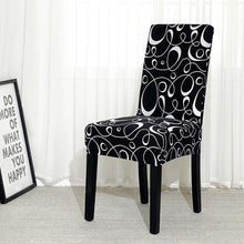 Load image into Gallery viewer, Chair Covers For Dining Room Stretch Spandex Removable Washable Anti-dust Seat Slipcover Multicolor Chair covers Chair Covers For Dining Room With Printed Patterns Easy Slip-on Stretchy Dining Room Chair Covers