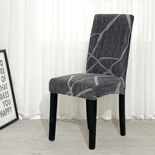 Load image into Gallery viewer, Chair Covers For Dining Room Stretch Spandex Removable Washable Anti-dust Seat Slipcover Multicolor Chair covers Chair Covers For Dining Room With Printed Patterns Easy Slip-on Stretchy Dining Room Chair Covers