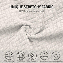 Load image into Gallery viewer, Chair Seat Covers for Dining Room Removable Washable Anti-Dust Seat Protector Removable Dining Seat Cover And Dining Chair Covers Stretch Seat Cushion Slipcover for Dining Room Kitchen Chairs