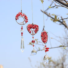 Load image into Gallery viewer, Chandelier Crystals Ball Prism Pendant Maker Sun Catcher Crystal Rainbow Maker Drops Hang for Window Home Decor Car Charms Hanging Wind Chimes Hanging Ornament Garden Decor