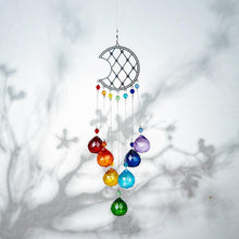 Load image into Gallery viewer, Chandelier Wind Chimes Ab Coating Crystal Prisms Hanging Sun Catcher Rainbow Chaser Crystals Ball Prisms Window Curtains Pendant Home Decor Gifts Garden Patio Yard