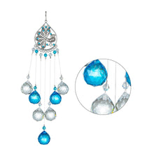 Load image into Gallery viewer, Chandelier Wind Chimes Crystal Prisms Hanging Sun Catcher Beads Chain Sphere Chandelier Lamps Light Pendant for Christmas Day Wedding Plants Cars Window Décor Rainbow Window Curtains Pendant Home Decor Gifts