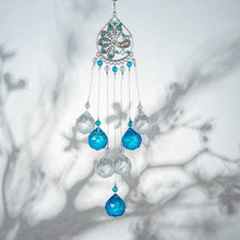 Load image into Gallery viewer, Chandelier Wind Chimes Crystal Prisms Hanging Sun Catcher Beads Chain Sphere Chandelier Lamps Light Pendant for Christmas Day Wedding Plants Cars Window Décor Rainbow Window Curtains Pendant Home Decor Gifts