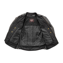 Load image into Gallery viewer, Chaos - Men's Leather Motorcycle Jacket