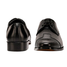 Load image into Gallery viewer, Charlie Leather Derby Style Men's Dress Shoes - Tan and Black Color