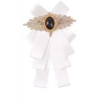 Load image into Gallery viewer, Charming Butterfly Ladies Bowtie Casual Solid Color Rhinestone Brooch Bowties For Women Fashionable Wedding Bowtie