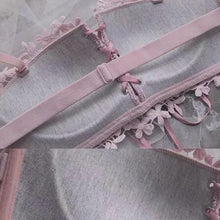 Load image into Gallery viewer, Charming Floral Embroidery Bras for Women Tied Lingerie Seamless Bra Bralette Wireless Brassiere Female Underwear Intimates