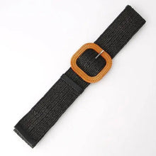 Load image into Gallery viewer, Charming Women Waist Belt Classic Round Wooden Buckle Casual Design Dress Women Buckle Waist Dress Band