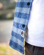 Load image into Gallery viewer, Grand Flannel, Checkered Blue