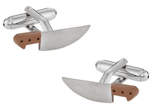 Load image into Gallery viewer, Chef Knife Foodie Cufflinks