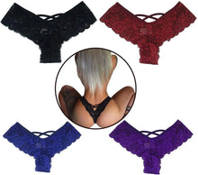 Load image into Gallery viewer, Chic 4-Pack Lace G-String Panties for Women