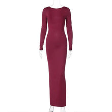 Load image into Gallery viewer, Mandotos Chic Backless Silk Dress Milk Silk