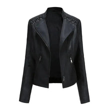 Load image into Gallery viewer, Chic Feminine Leather Coat