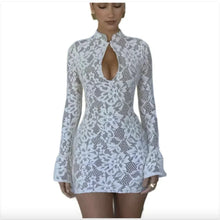 Load image into Gallery viewer, Chic Hollow-Out Bell Sleeve Dress