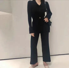 Load image into Gallery viewer, Chic Knit Collared Ensemble
