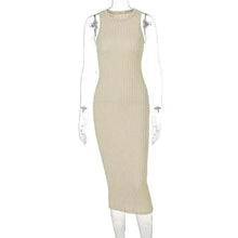 Load image into Gallery viewer, Chic Knitted Tank Sweater Dress