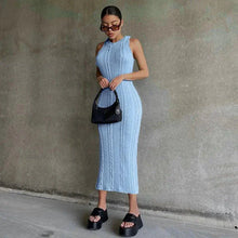 Load image into Gallery viewer, Chic Knitted Tank Sweater Dress