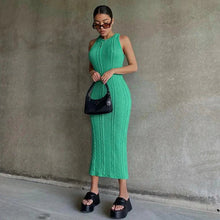Load image into Gallery viewer, Chic Knitted Tank Sweater Dress
