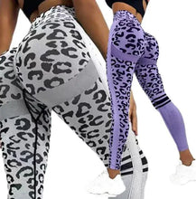Load image into Gallery viewer, Chic Leopard Yoga High-Rise Tights