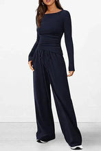 Load image into Gallery viewer, Chic Long-Sleeve Trousers Set