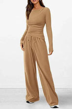 Load image into Gallery viewer, Chic Long-Sleeve Trousers Set