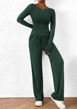 Load image into Gallery viewer, Chic Long-Sleeve Trousers Set