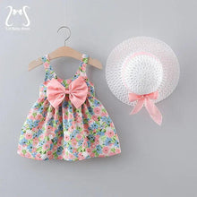 Load image into Gallery viewer, Chic Toddler Girl Summer Duo Dresses