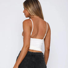 Load image into Gallery viewer, Chic V-Neck Crop Top
