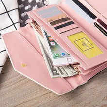 Load image into Gallery viewer, Chic Women's Leather Clutch Wallet & Card Holder