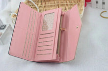 Load image into Gallery viewer, Chic Women's Leather Clutch Wallet & Card Holder