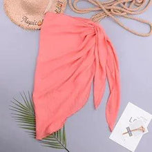 Load image into Gallery viewer, LuxeWave Chiffon Beach Wrap | Effortless Chic & Versatile Cover-Up for All-Day Style